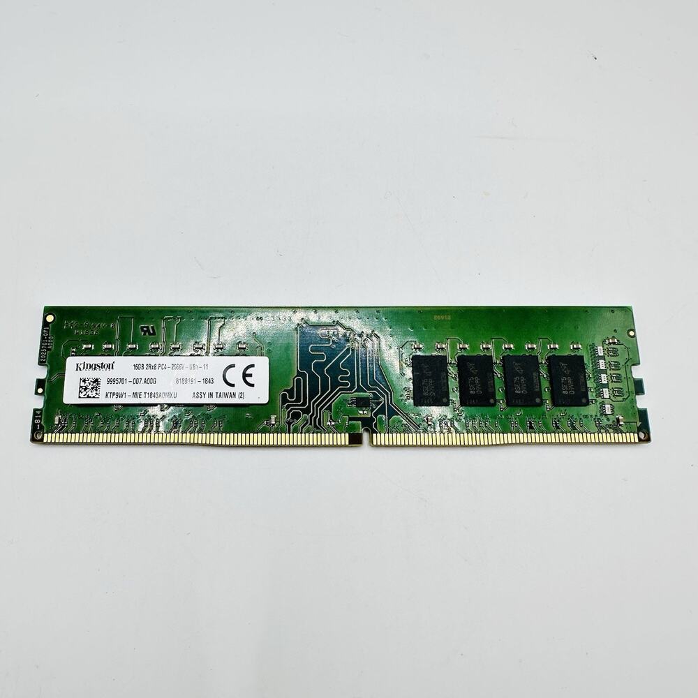 Kingston KTP9W1-MIE 16GB 2Rx8 PC4-2666V DDR4 Desktop RAM